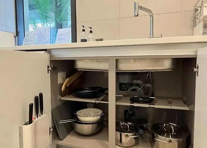 Appartement 이터널 블루 웨이브 O풀빌라o오션뷰o핀란드식사우나o송도 케이블카o