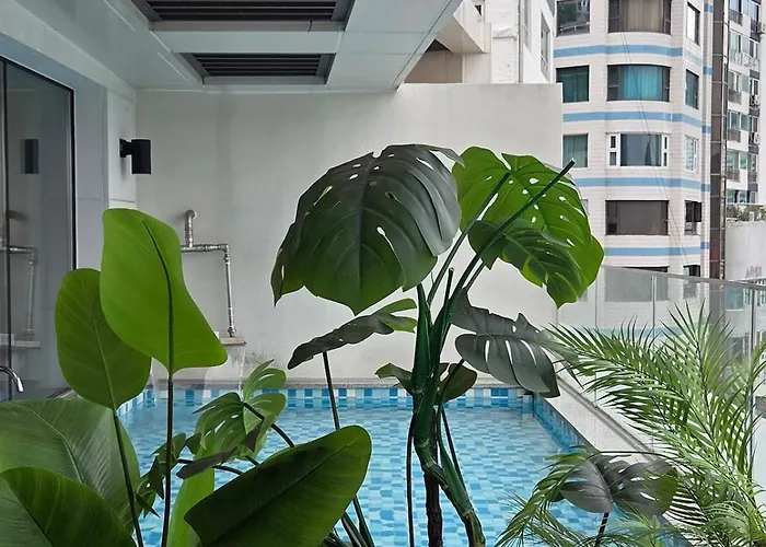 Appartement 이터널 블루 웨이브 O풀빌라o오션뷰o핀란드식사우나o송도 케이블카o